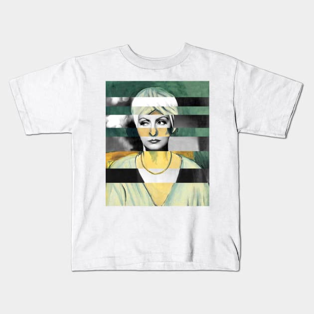 Lady with a Turban by Henri Matisse and Greta Garbo Kids T-Shirt by luigi-tarini